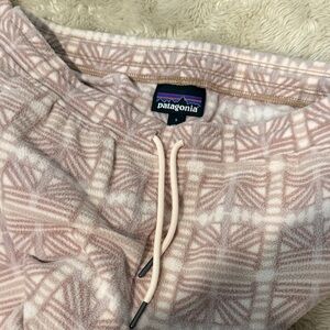 Patagonia Tan Geometric Sweatpants